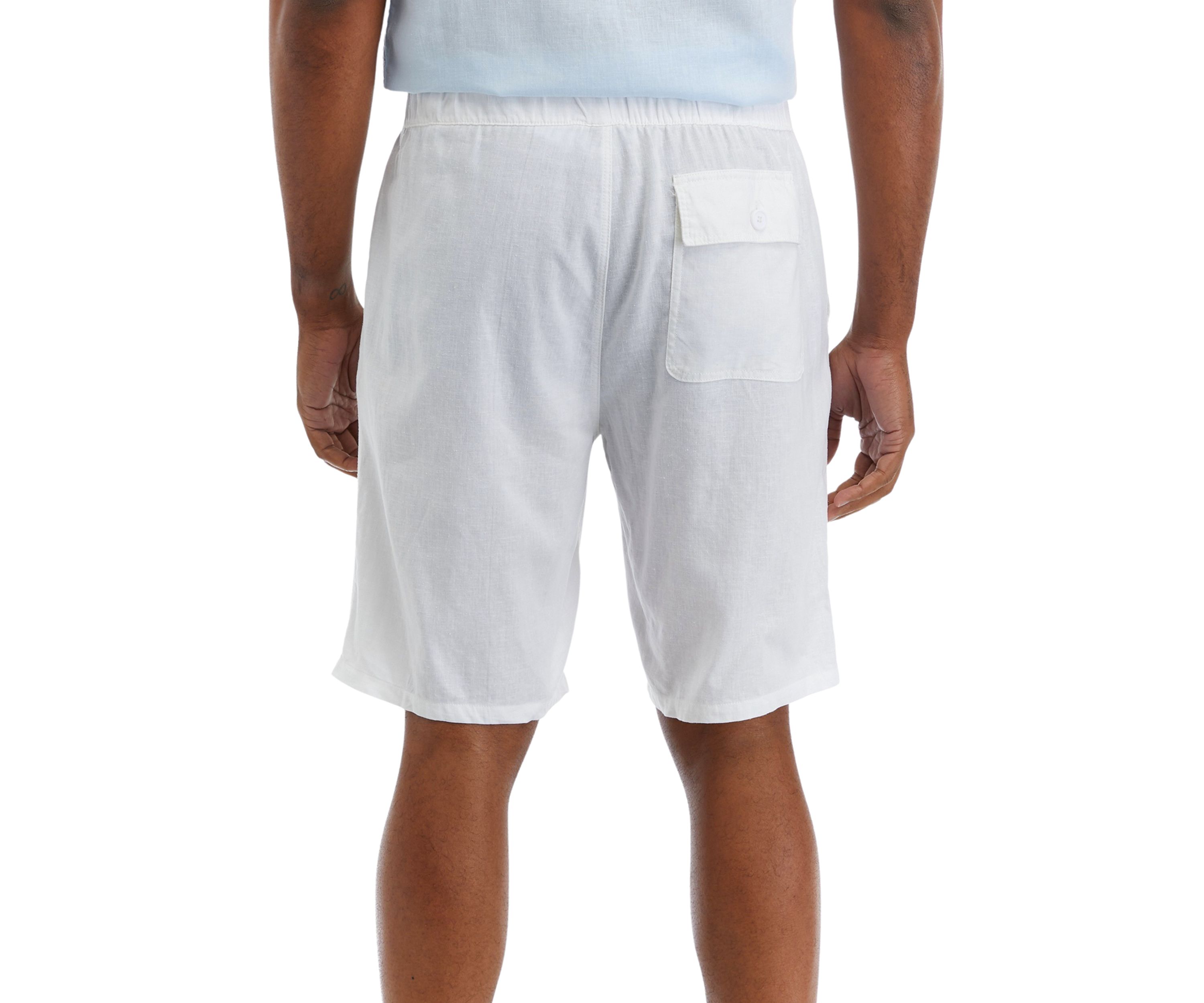 Mens Linen Drawstring Shorts