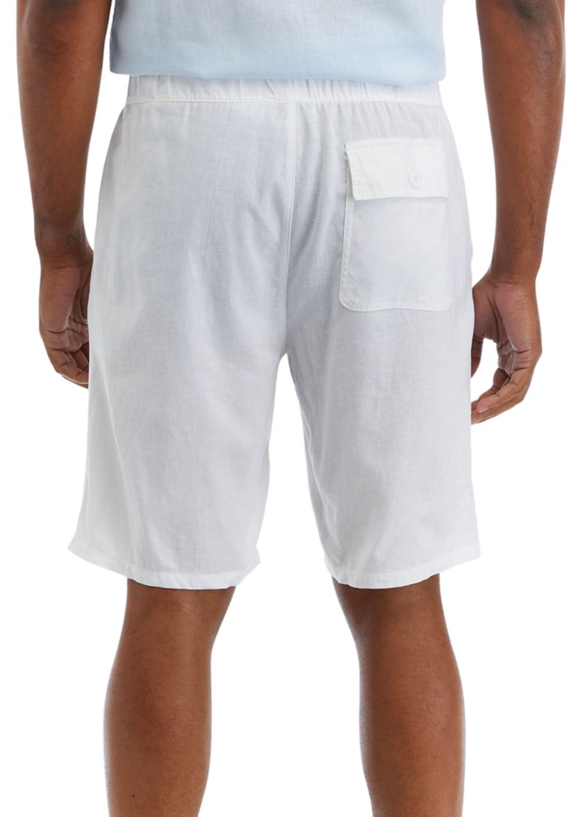 Mens Linen Drawstring Shorts
