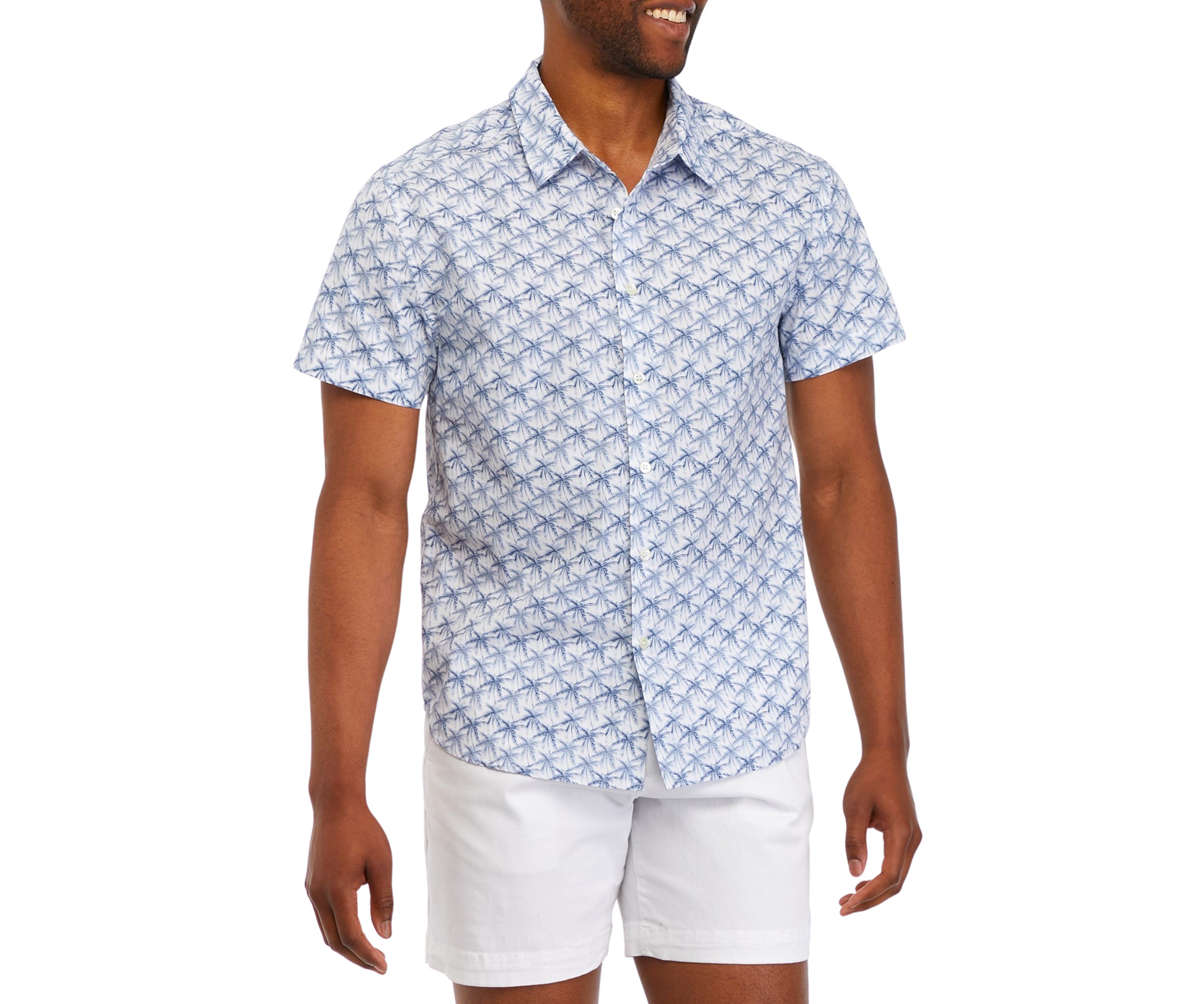 Short Sleeve Printed Woven Shirt 
