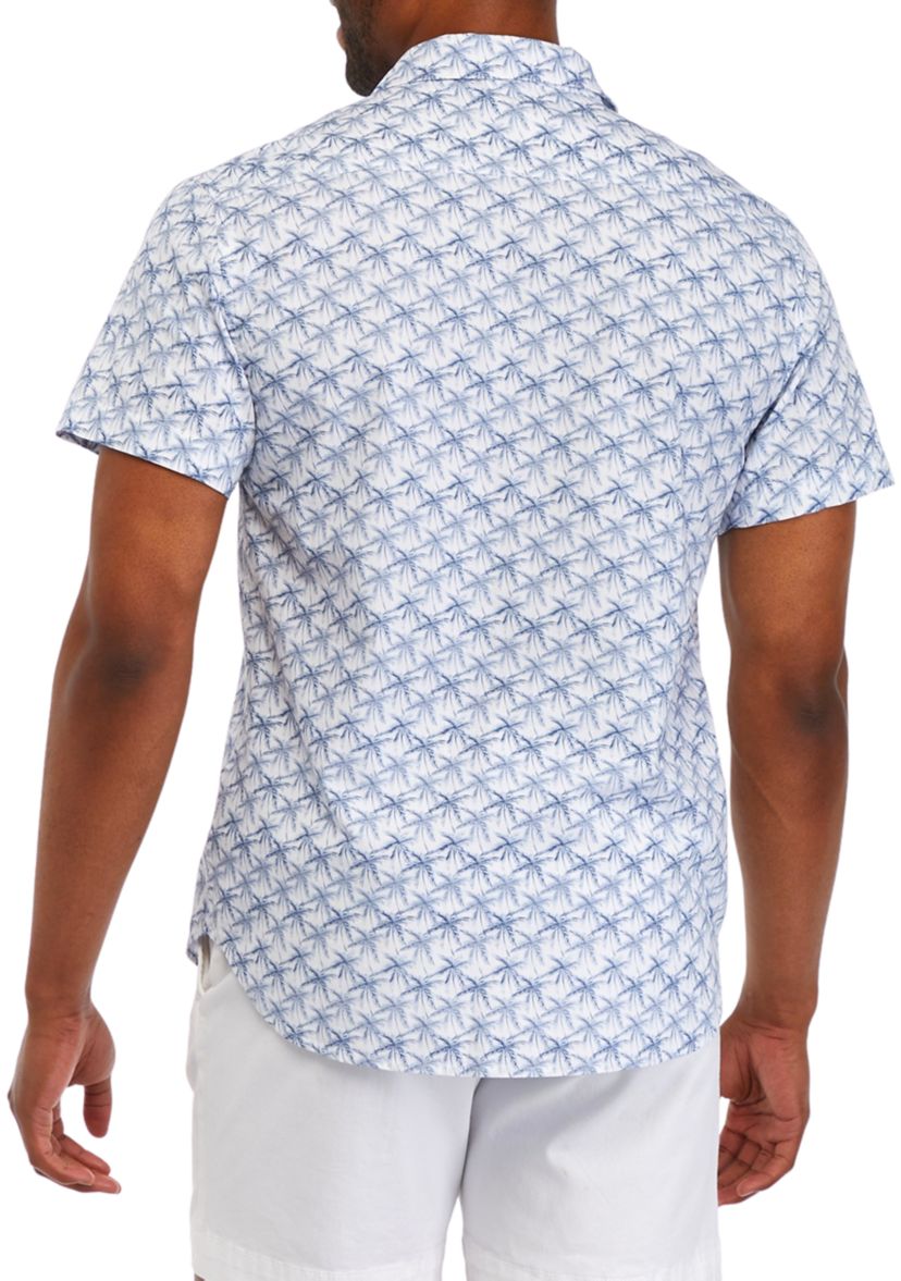 Short Sleeve Printed Woven Shirt 