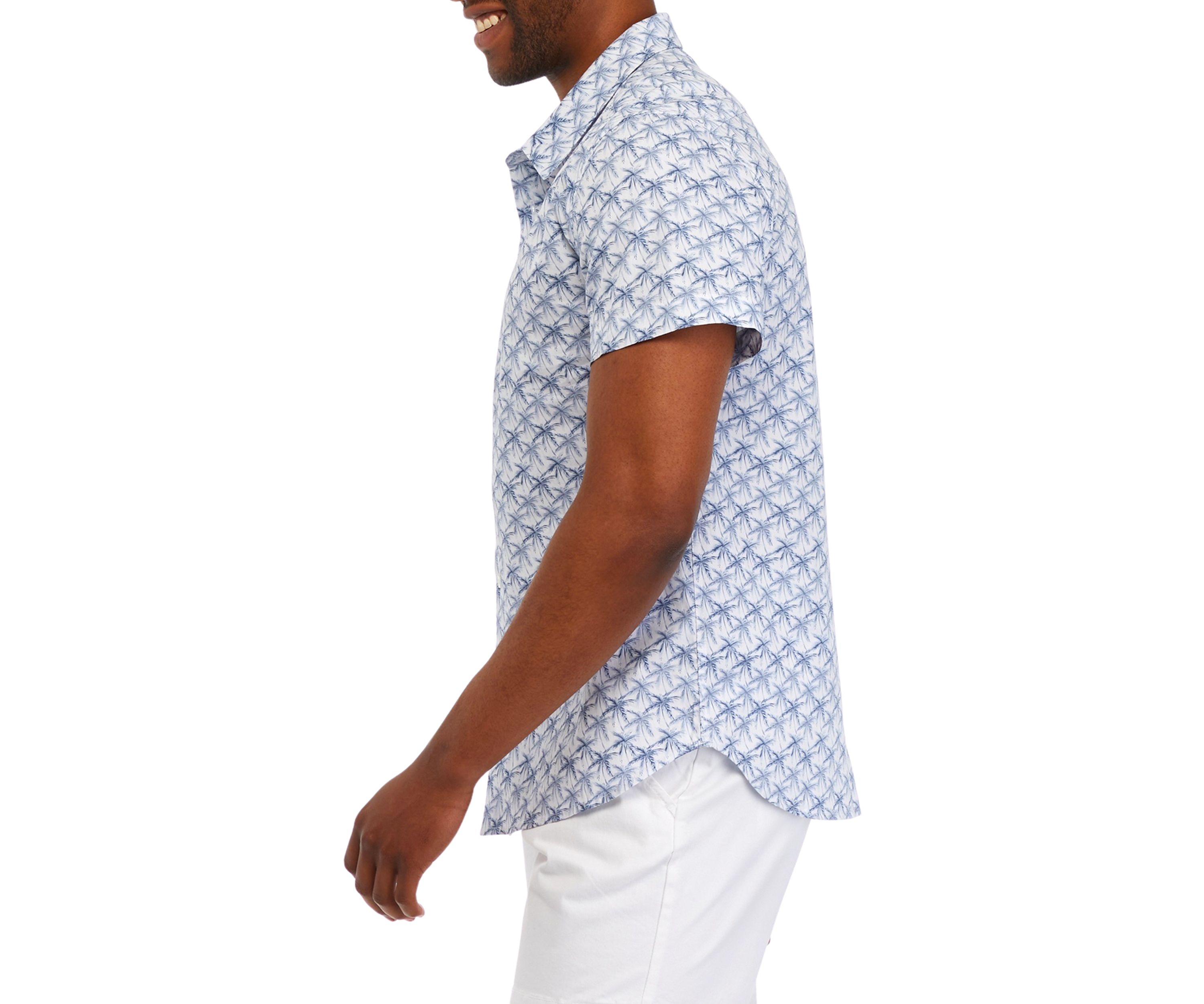 Short Sleeve Printed Woven Shirt 