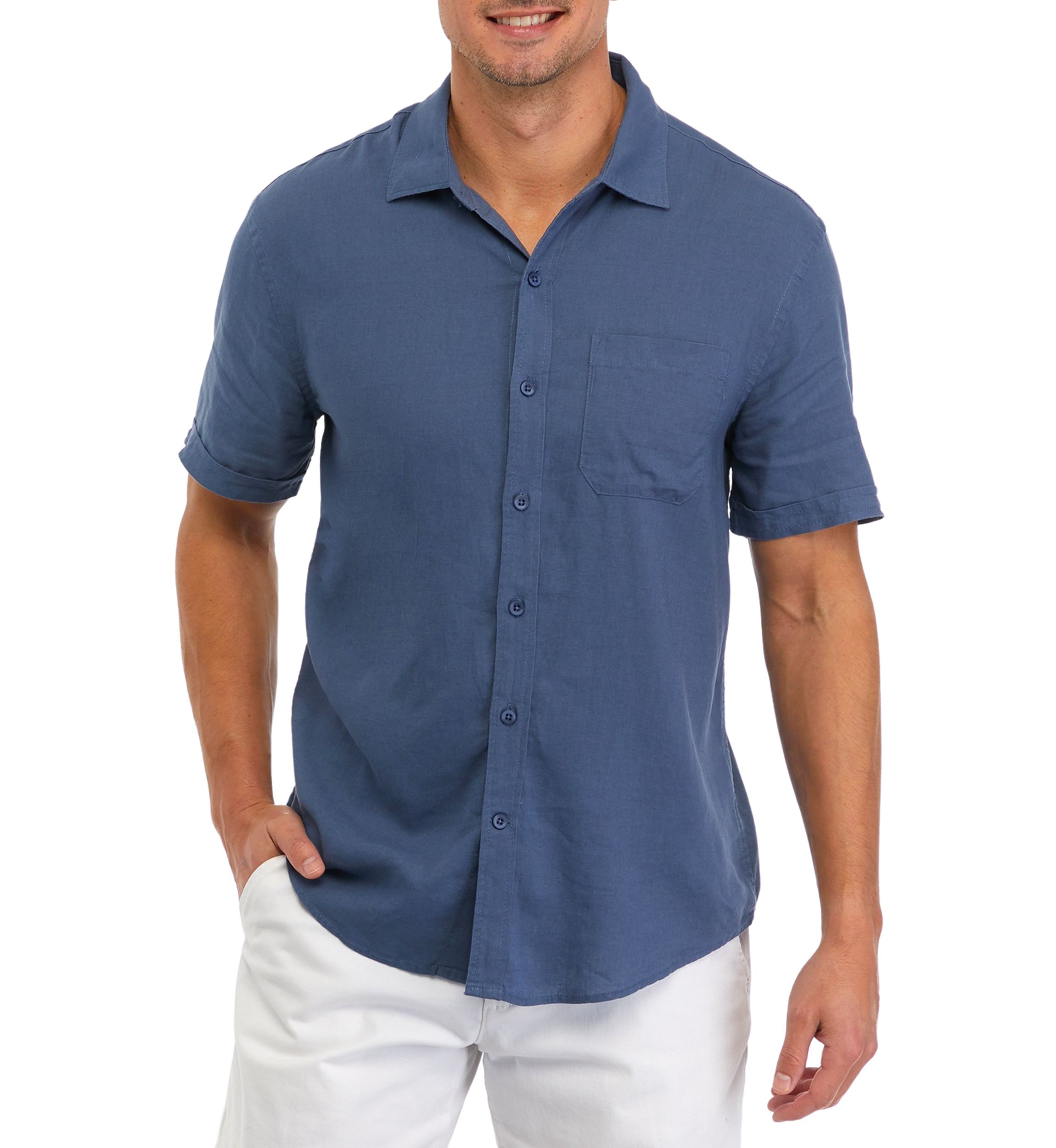Short Sleeve Linen Shirt