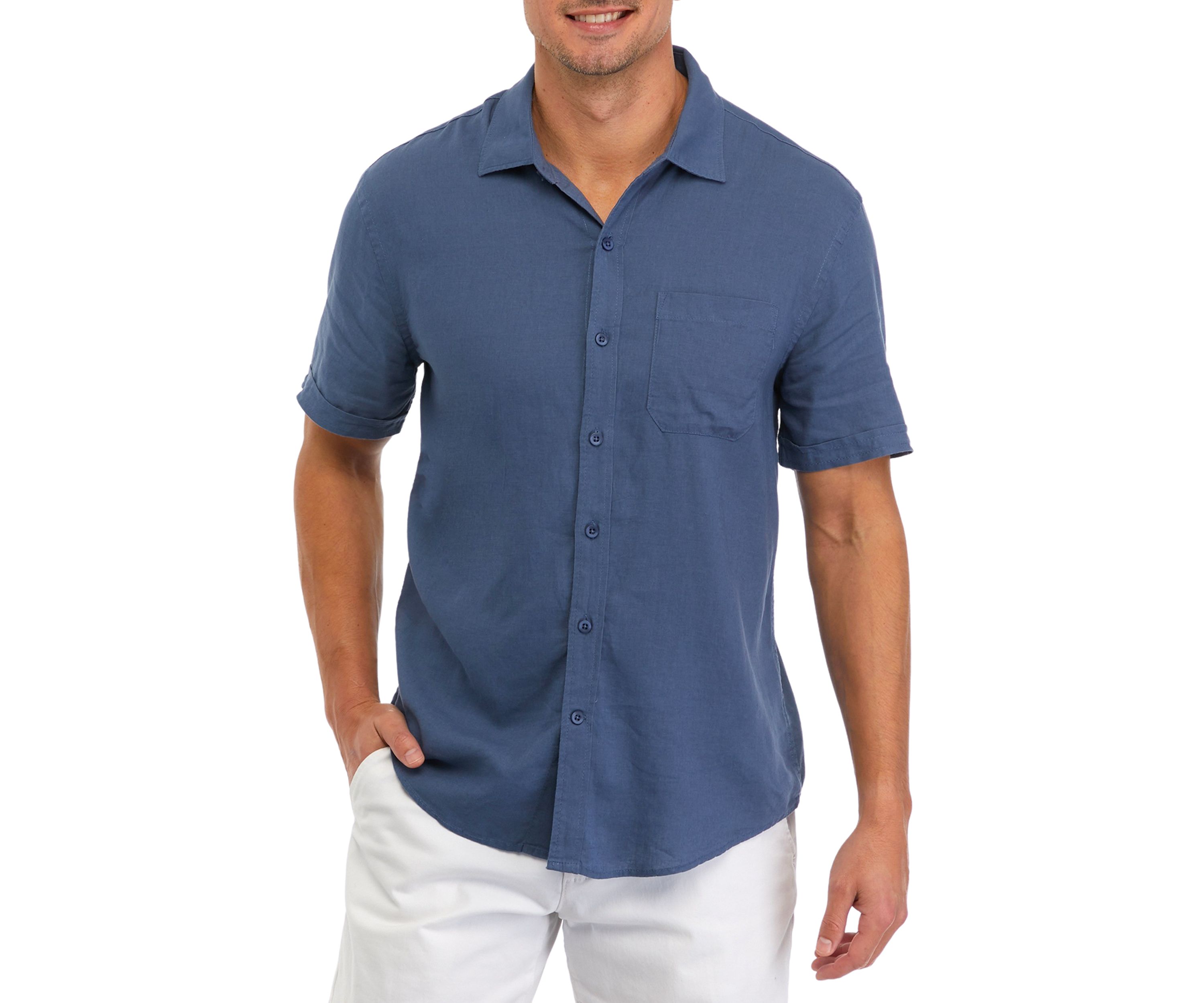 Short Sleeve Linen Shirt