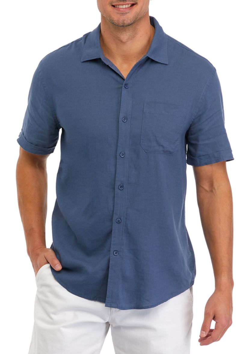 Short Sleeve Linen Shirt