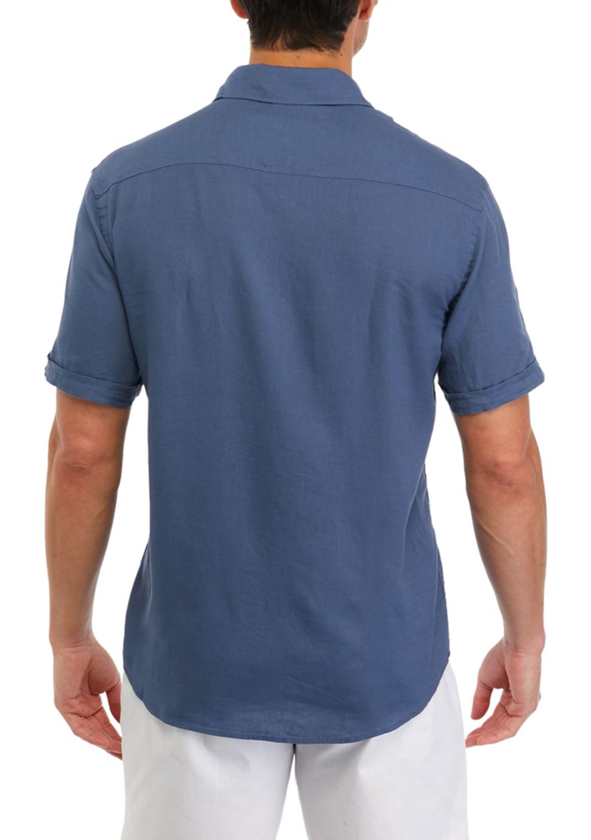 Short Sleeve Linen Shirt