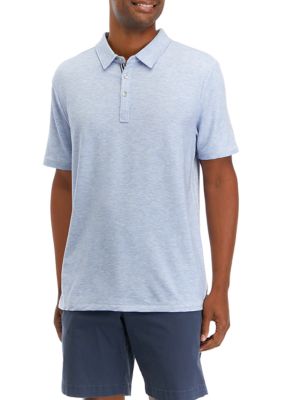 Magaschoni Men's Short Sleeve French Terry Polo Shirt | belk