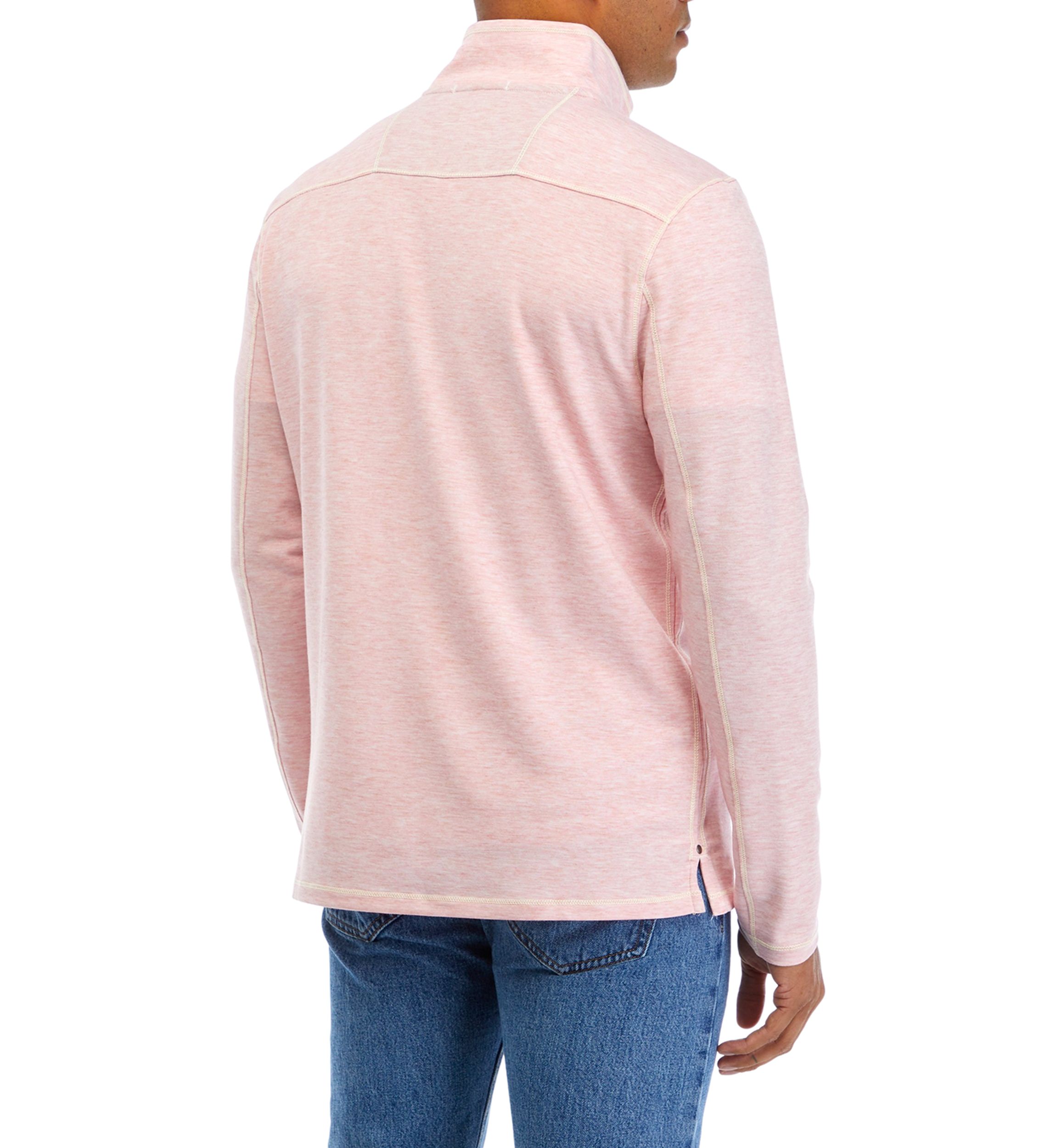 Mens Zip Up Stretch Pullover