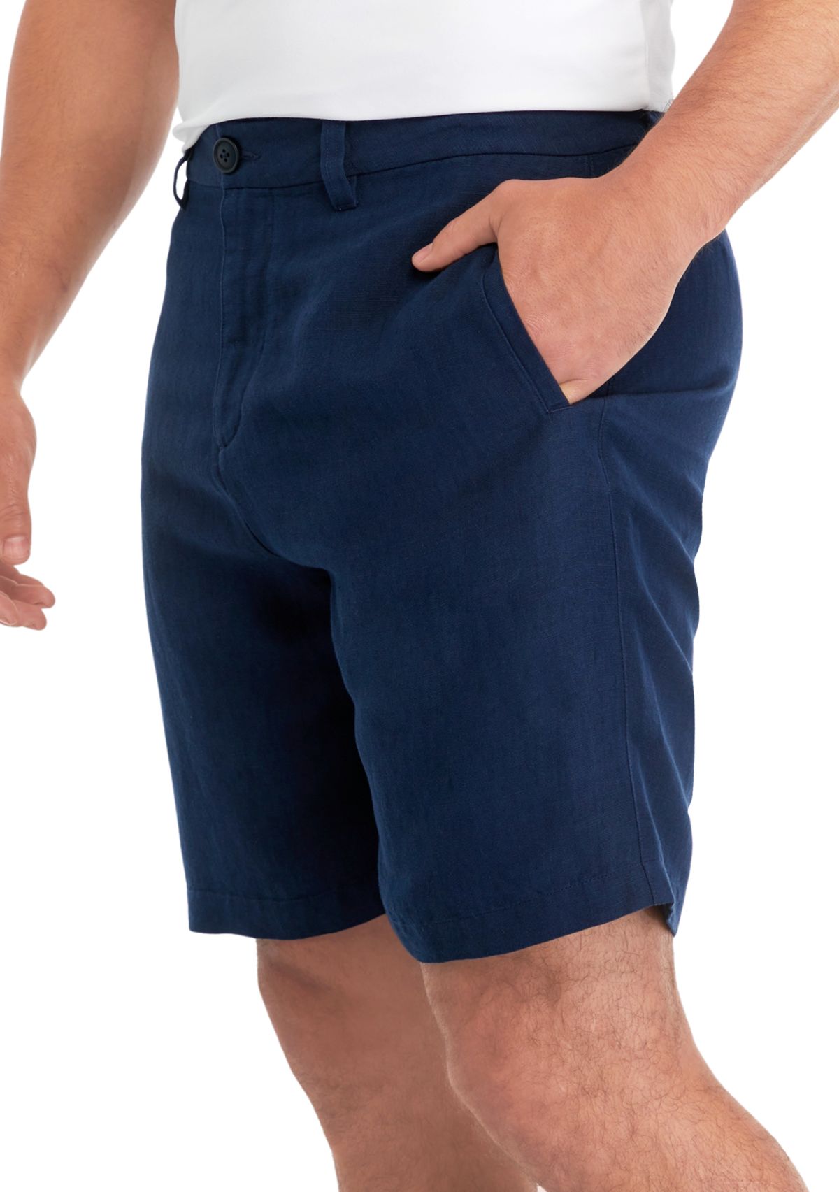 Mens 7" Linen Shorts 