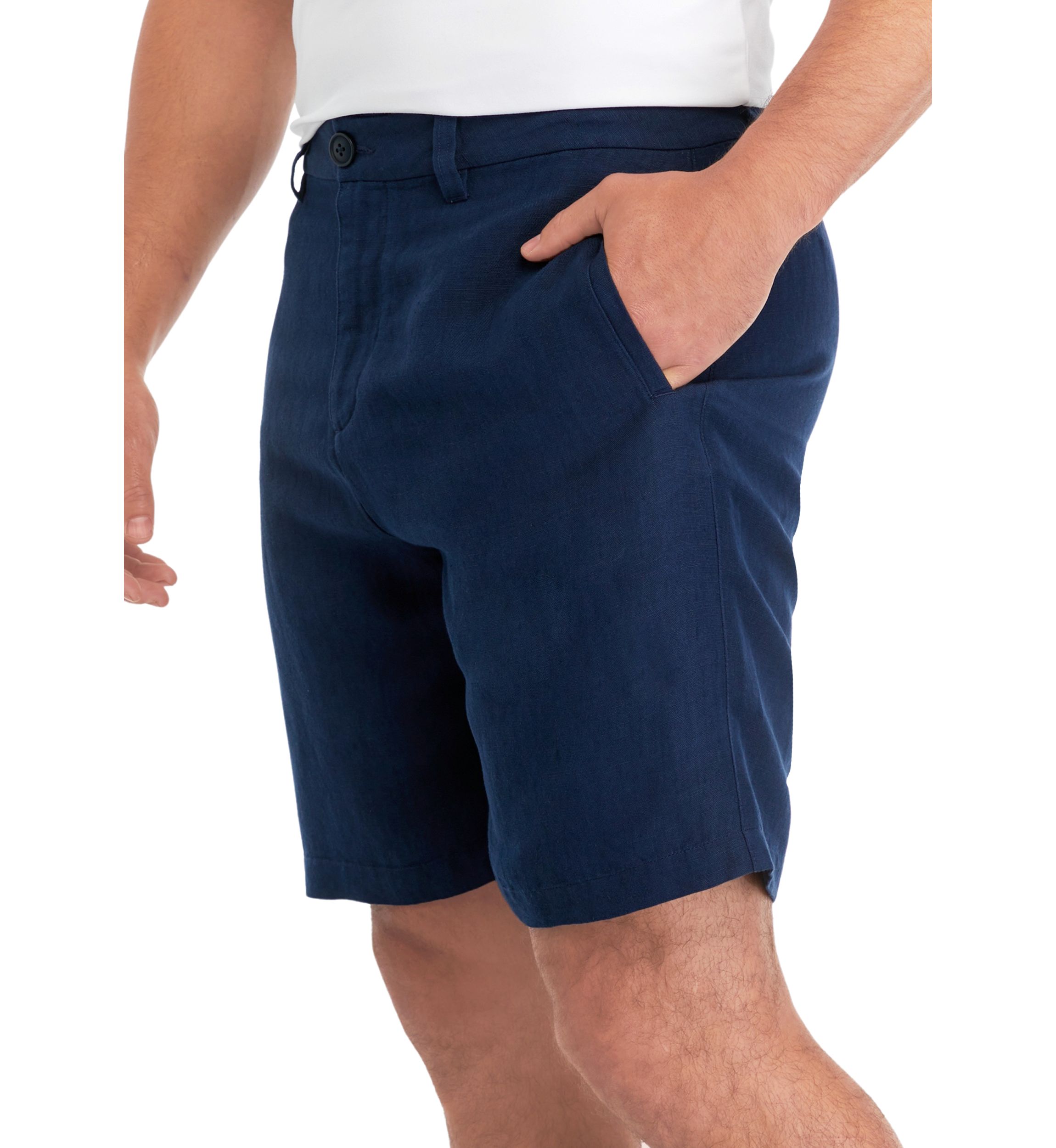 Mens 7" Linen Shorts 