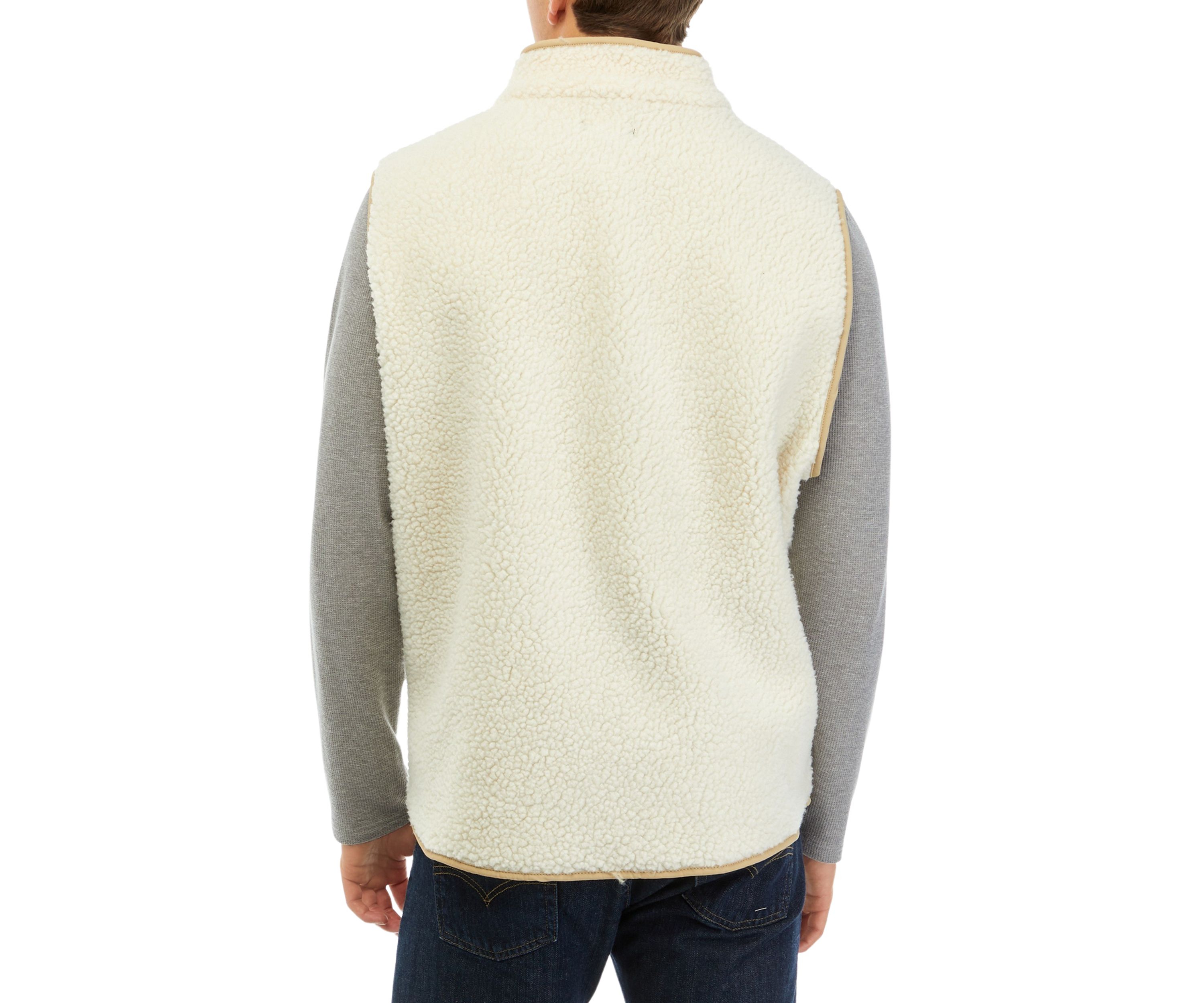 Mens Sherpa Fleece Vest