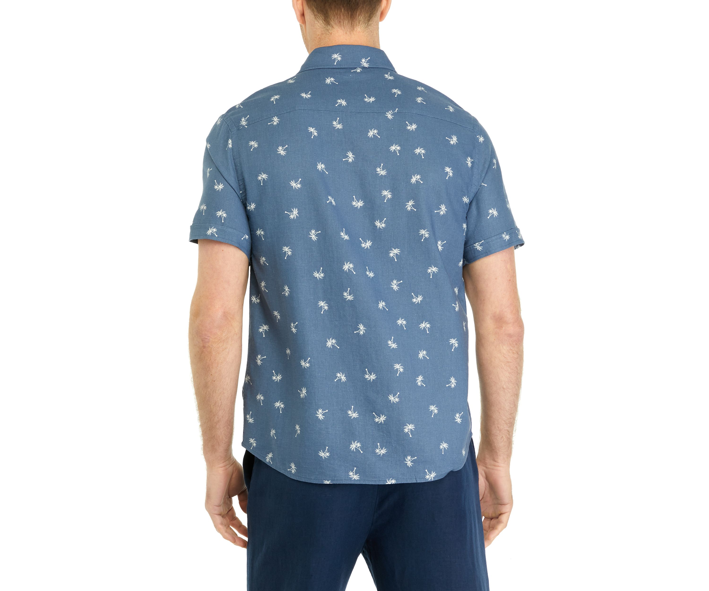 Printed Button Up Shirt 