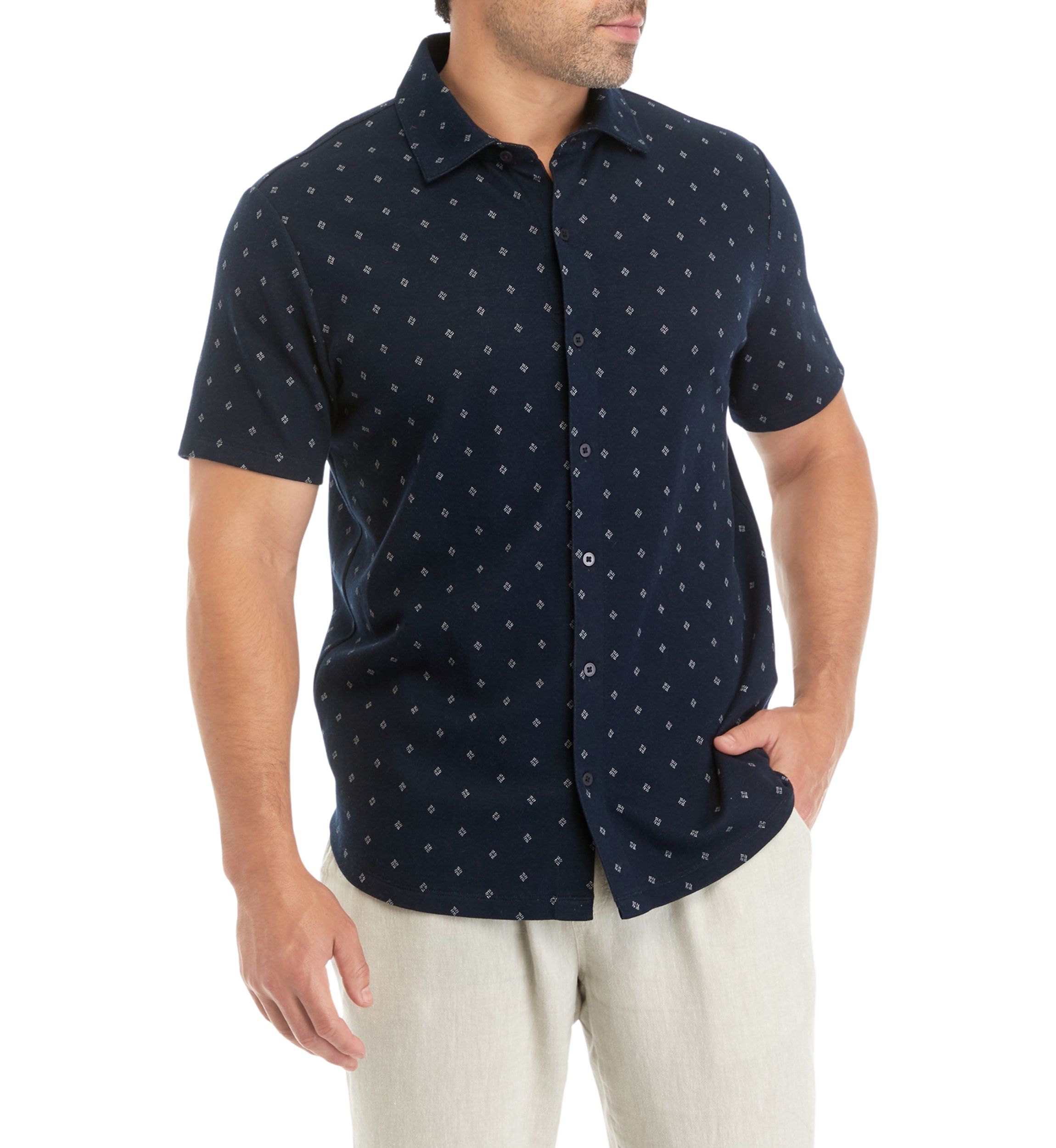 Jacquard Printed Shirt 