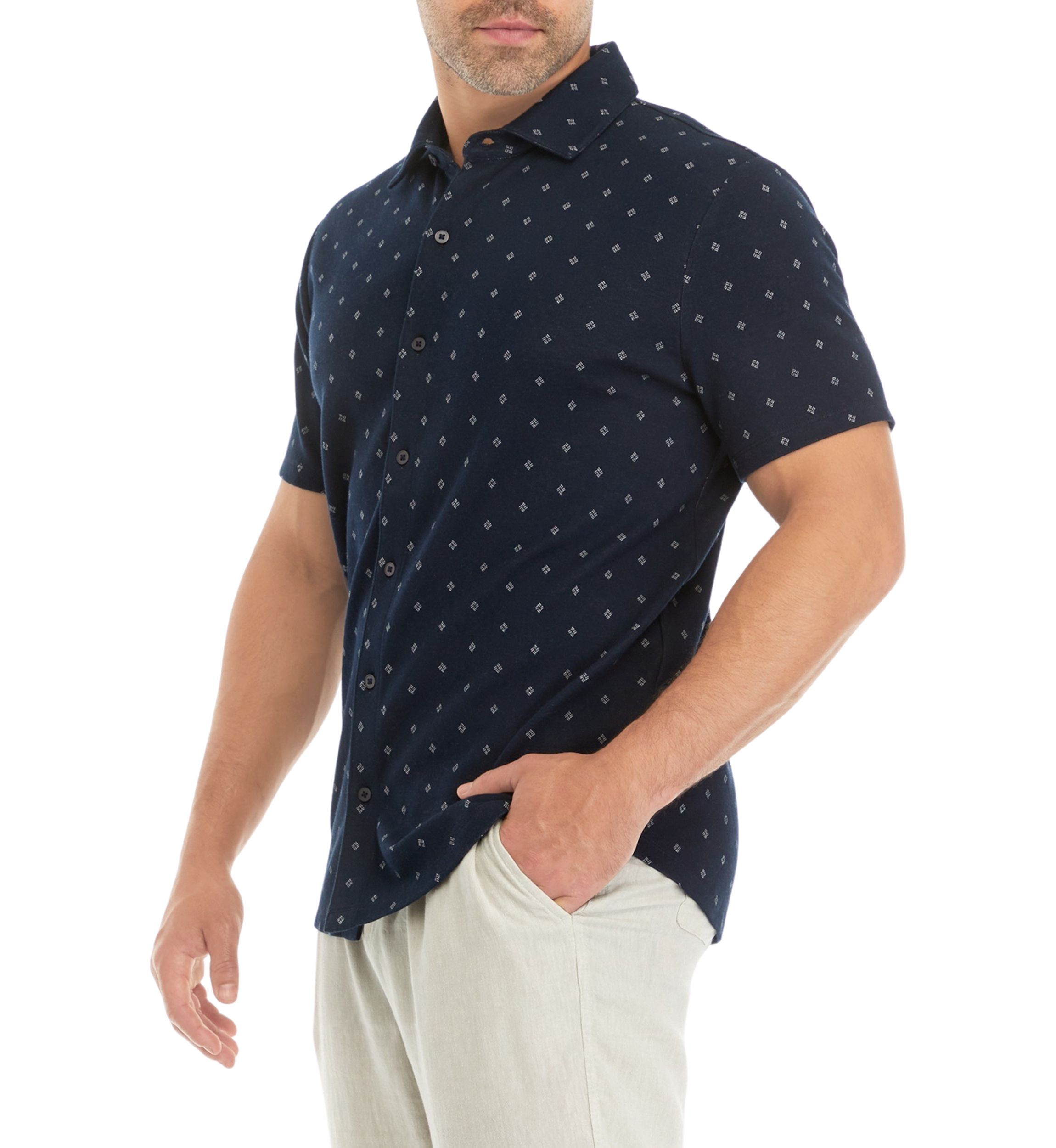 Jacquard Printed Shirt 