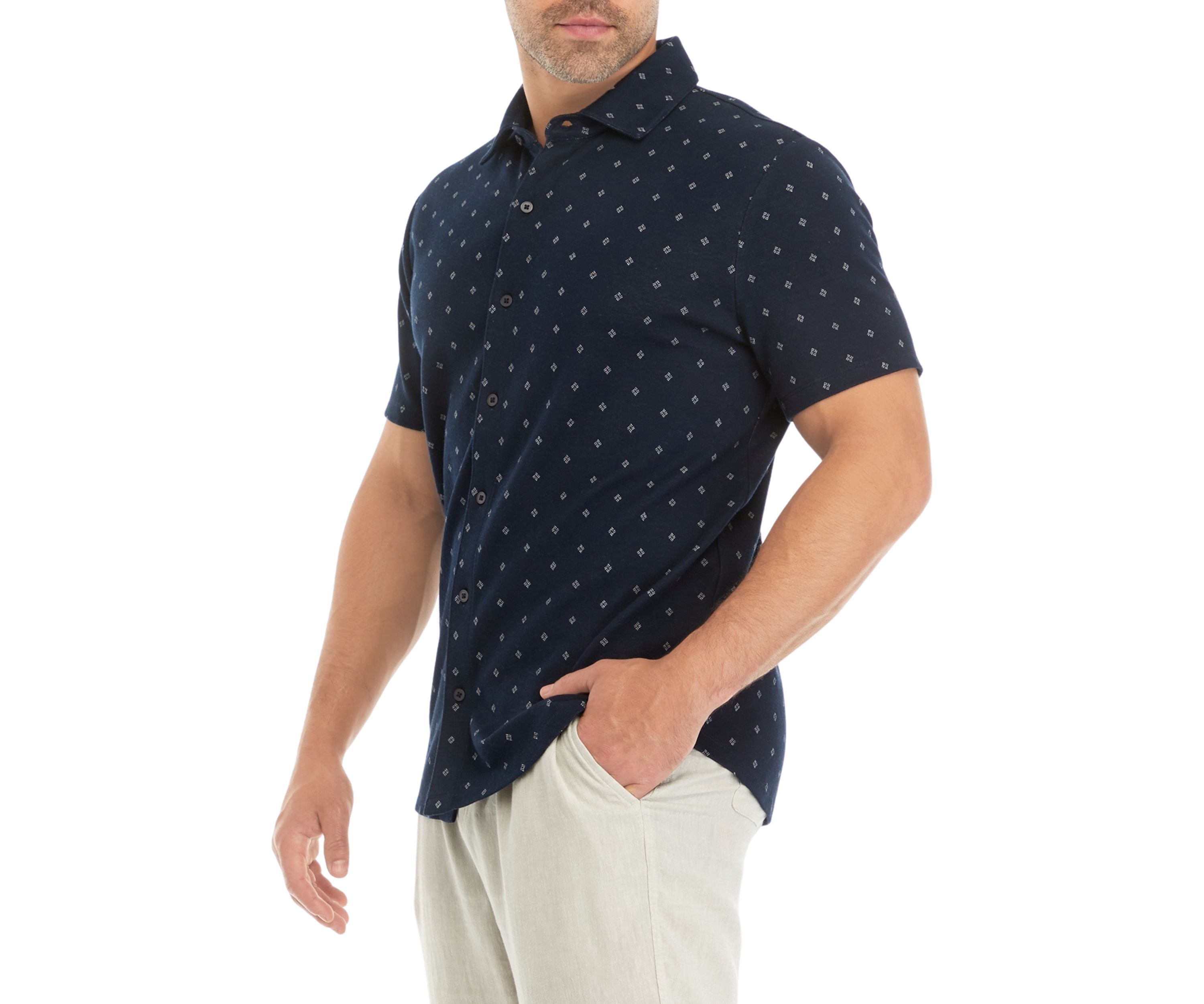 Jacquard Printed Shirt 