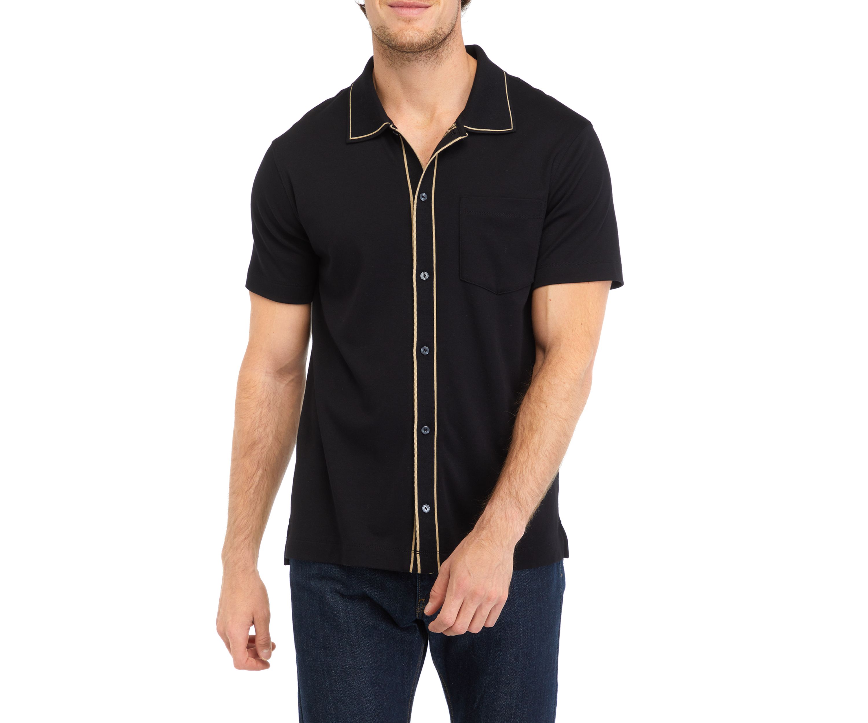Mens Collared Button Up Shirt