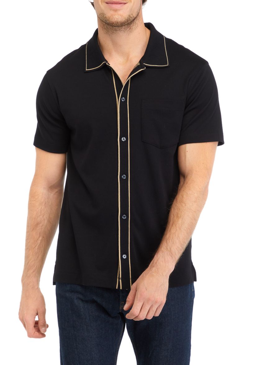 Mens Collared Button Up Shirt
