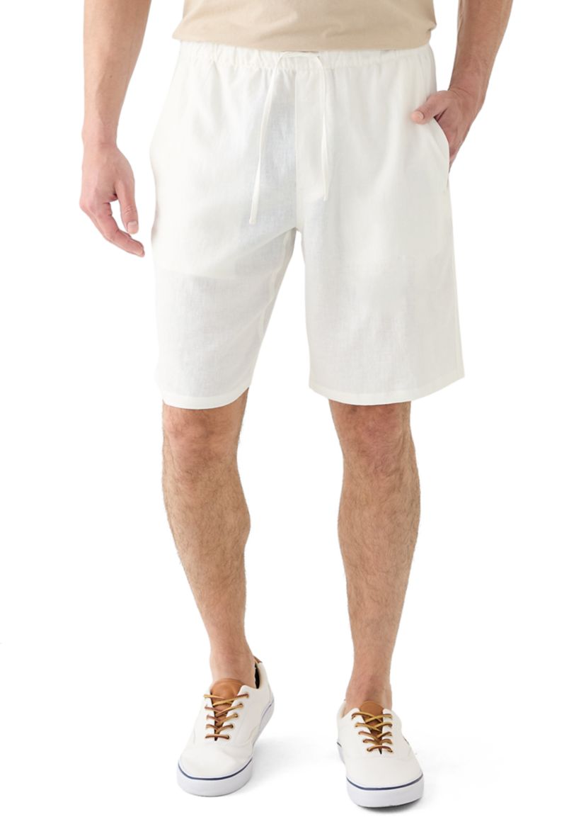 Mens Linen Drawstring Shorts