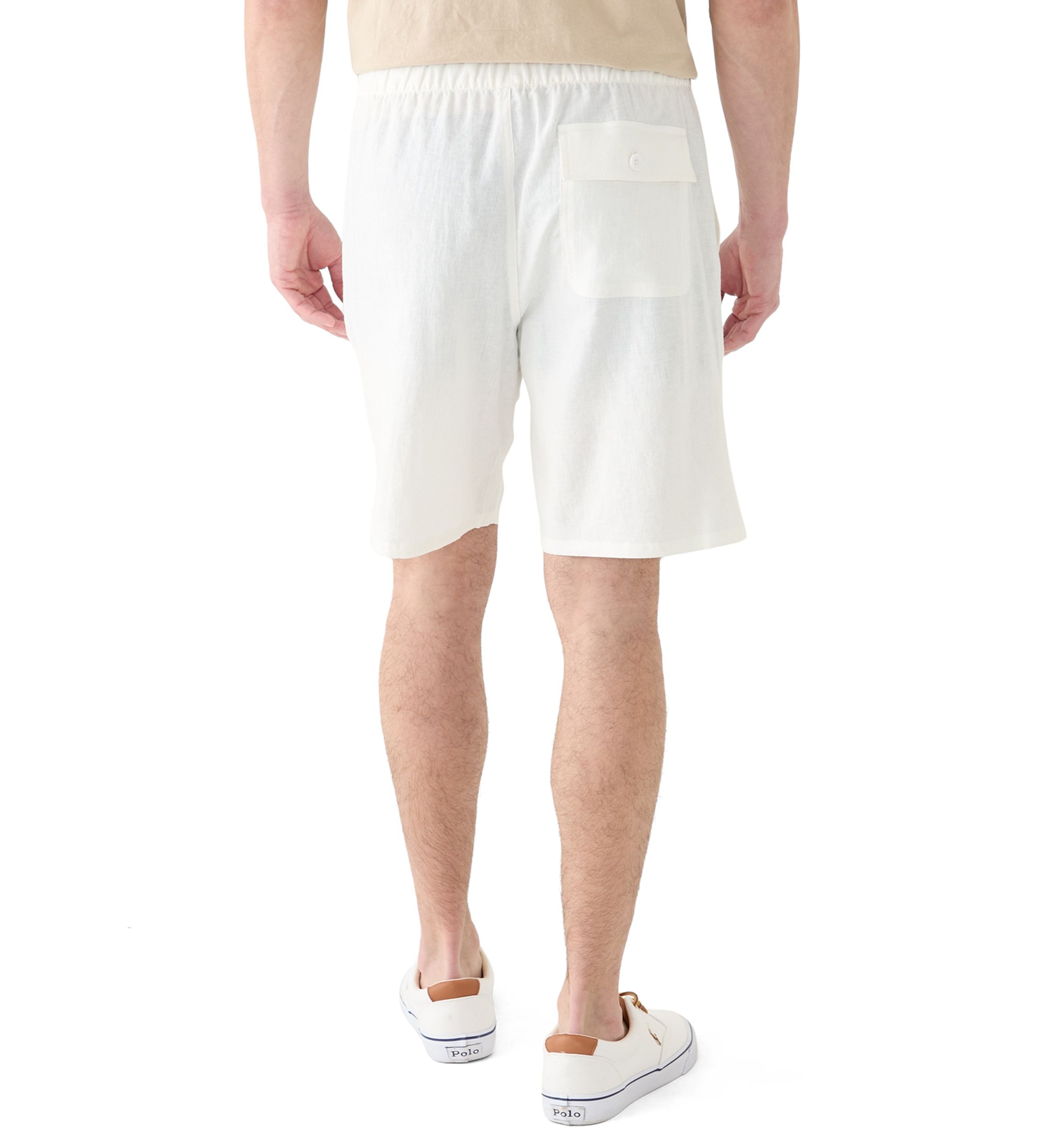 Mens Linen Drawstring Shorts