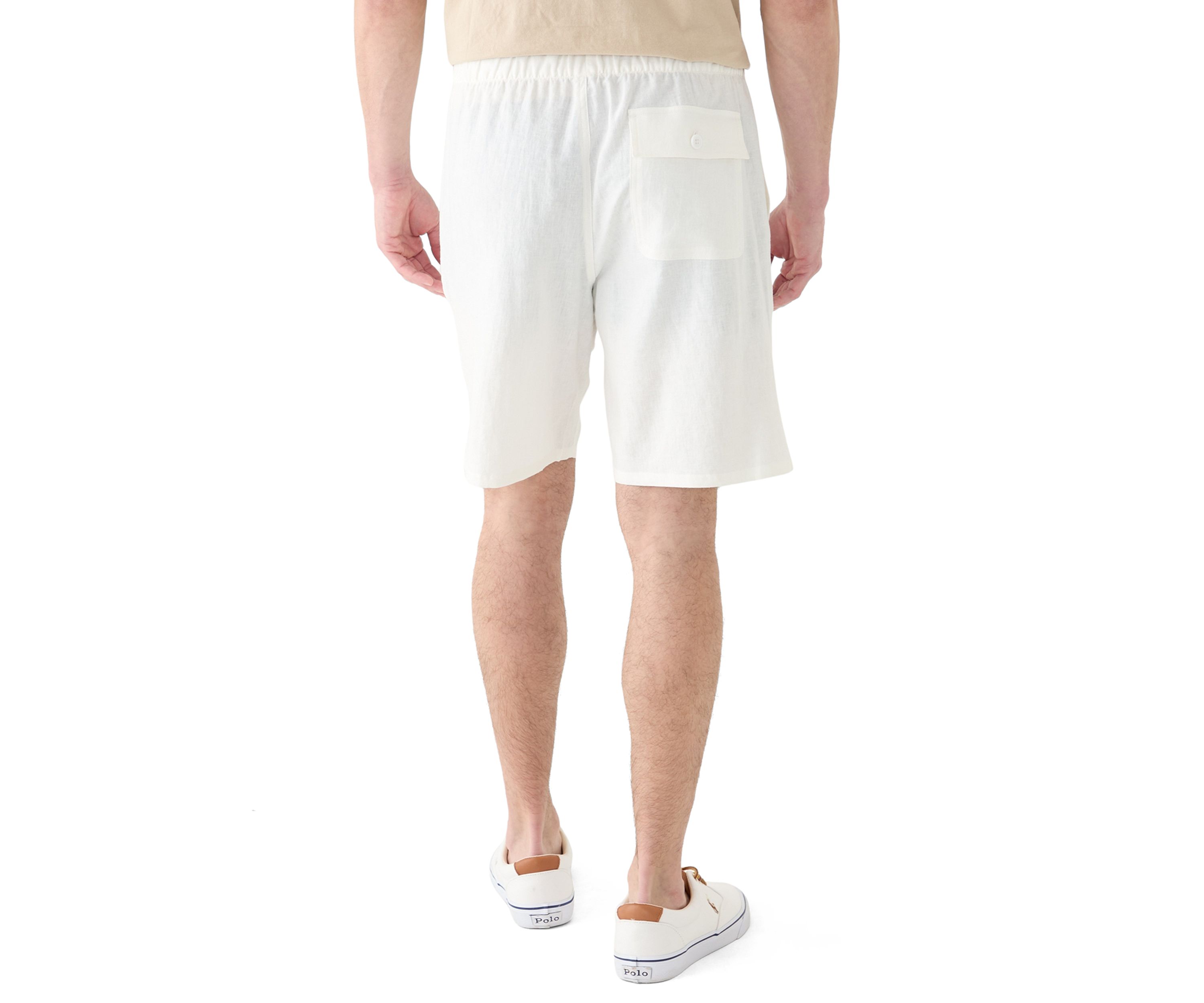 Mens Linen Drawstring Shorts