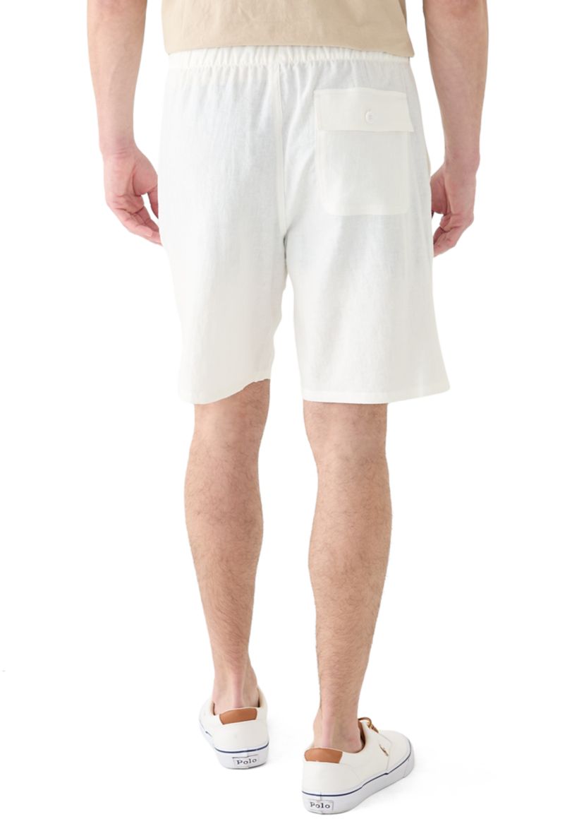 Mens Linen Drawstring Shorts