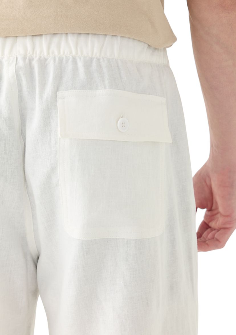 Mens Linen Drawstring Shorts