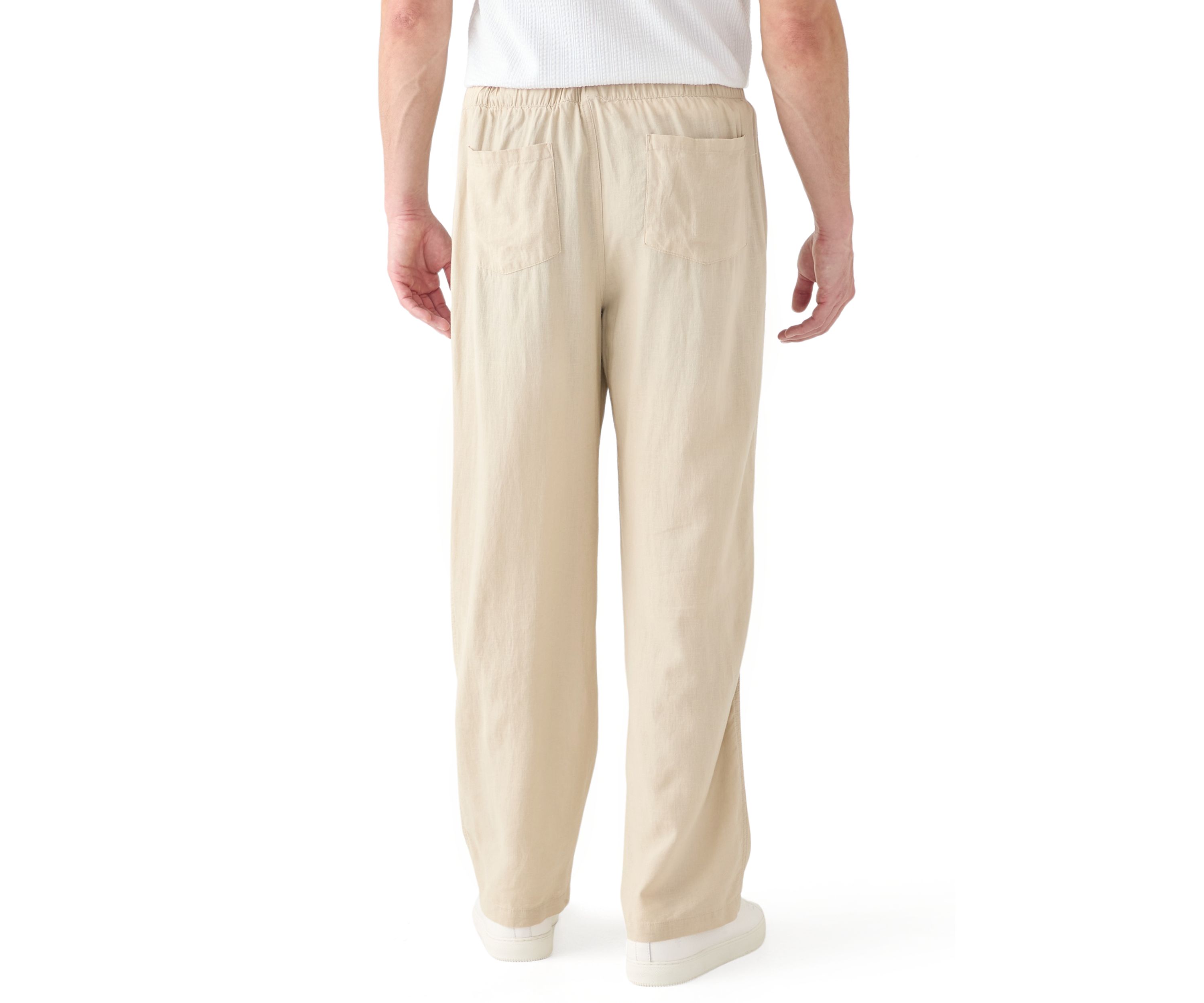 Mens Linen Drawstring Pants