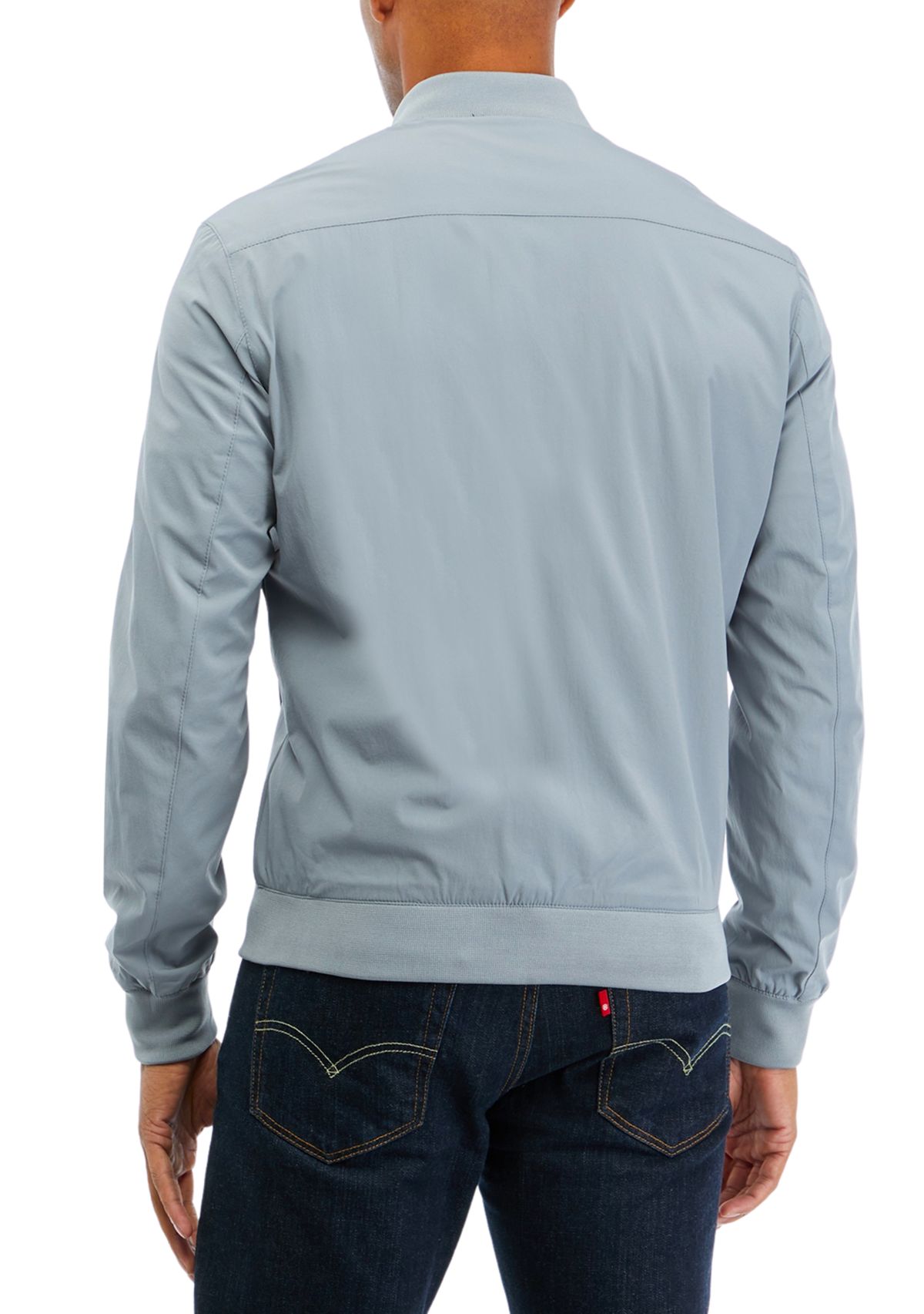 Mens Solid Bomber Jacket