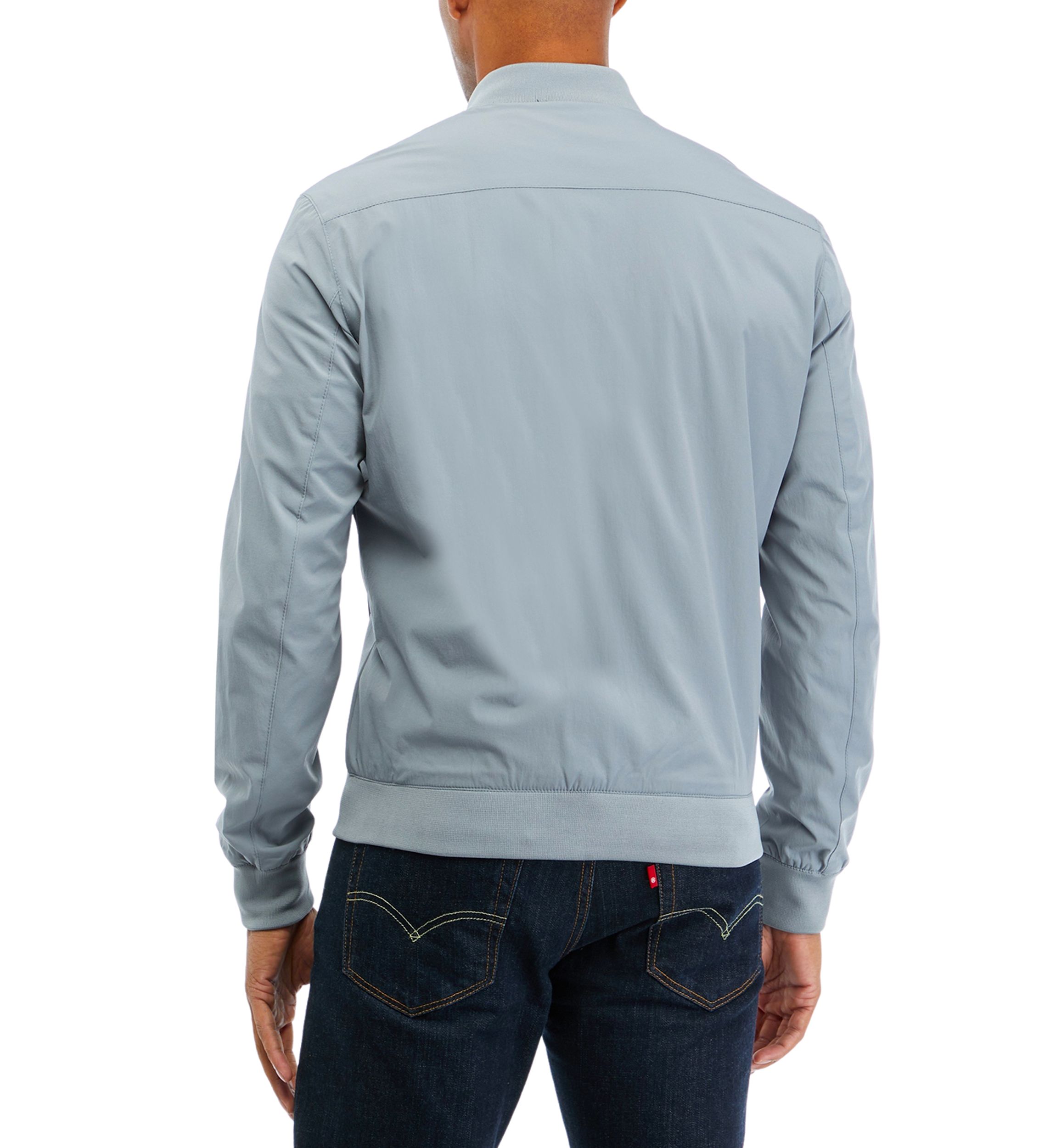 Mens Solid Bomber Jacket