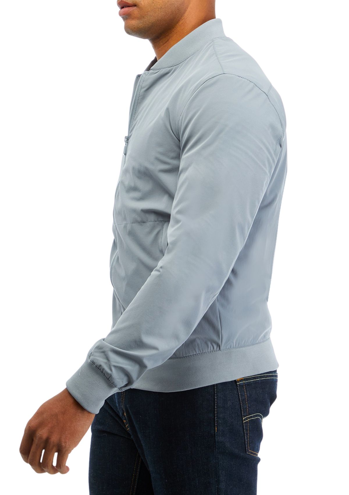 Mens Solid Bomber Jacket