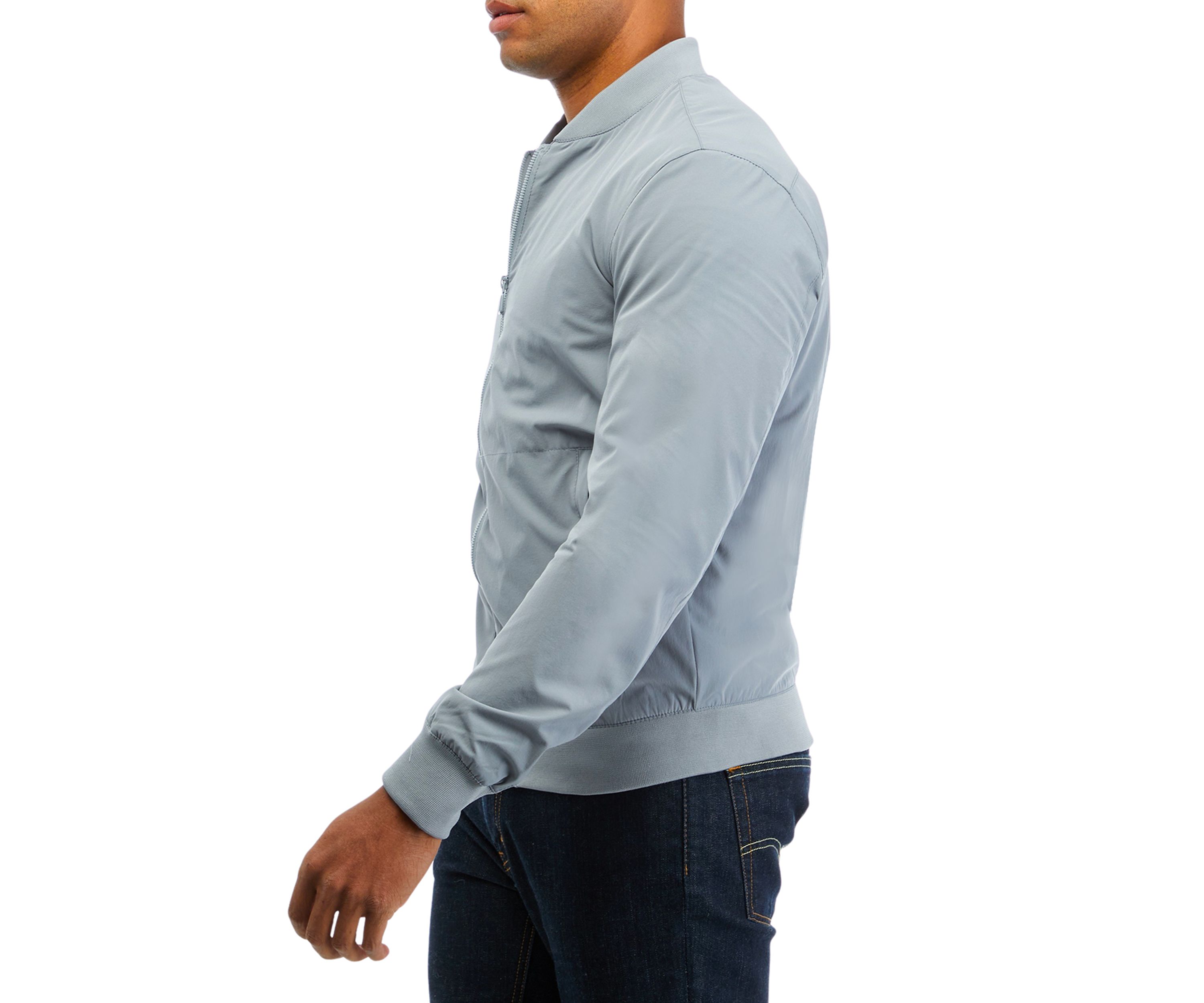 Mens Solid Bomber Jacket