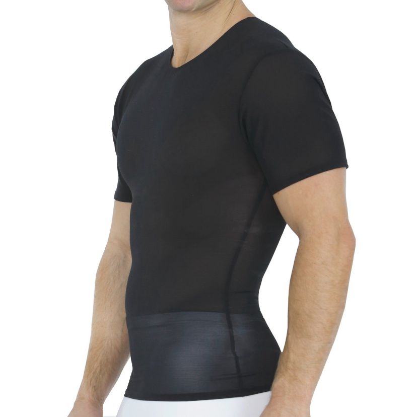 Power Mesh Short Sleeve Crewneck