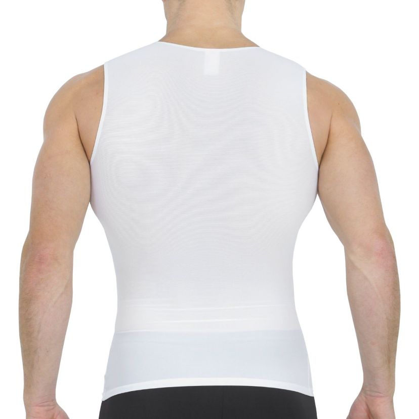 Power Mesh Sleeveless Crewneck