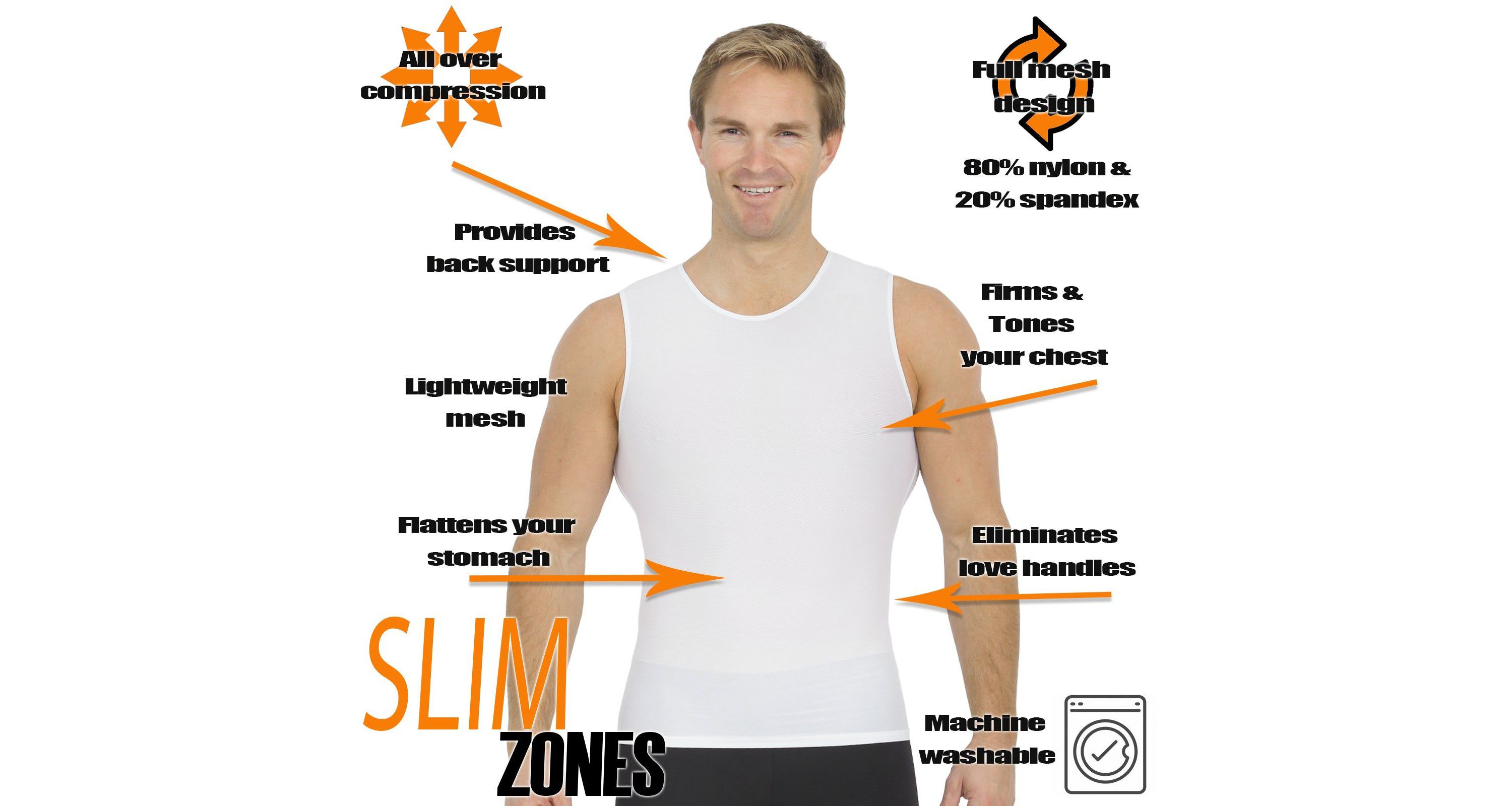 Power Mesh Sleeveless Crewneck