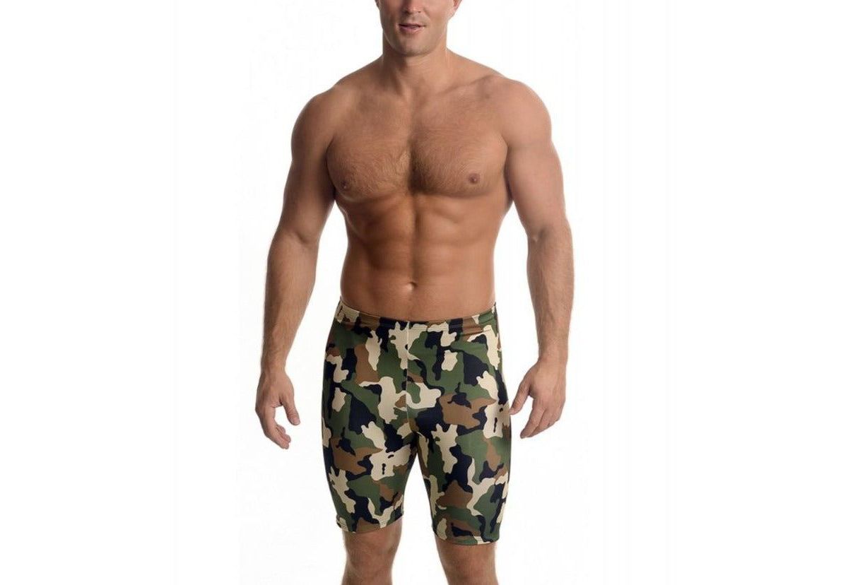 Men Camo Print Shorts