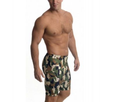 Men Camo Print Shorts