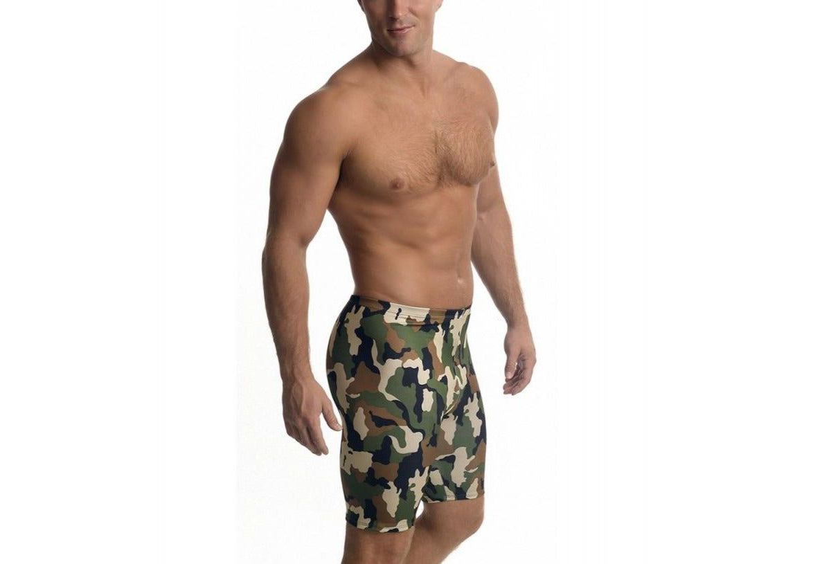 Men Camo Print Shorts