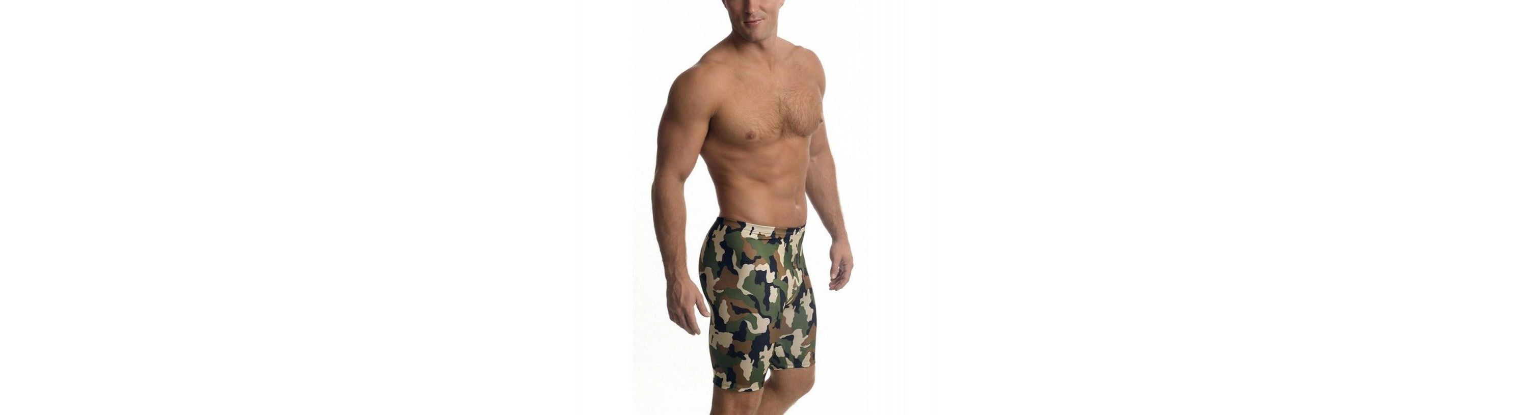 Men Camo Print Shorts