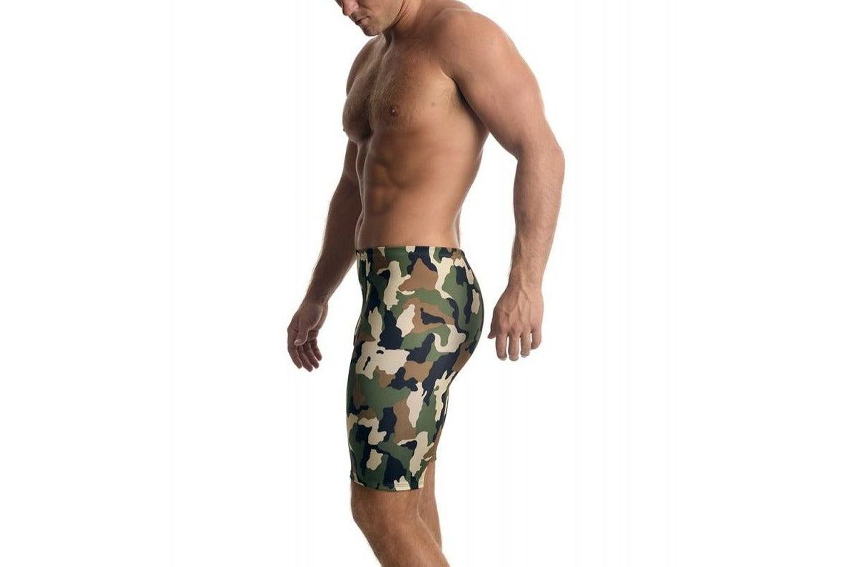 Men Camo Print Shorts