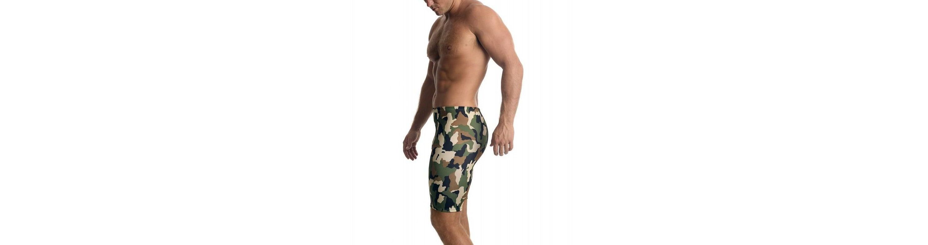 Men Camo Print Shorts