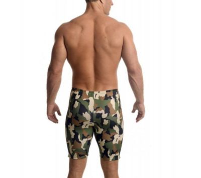 Men Camo Print Shorts