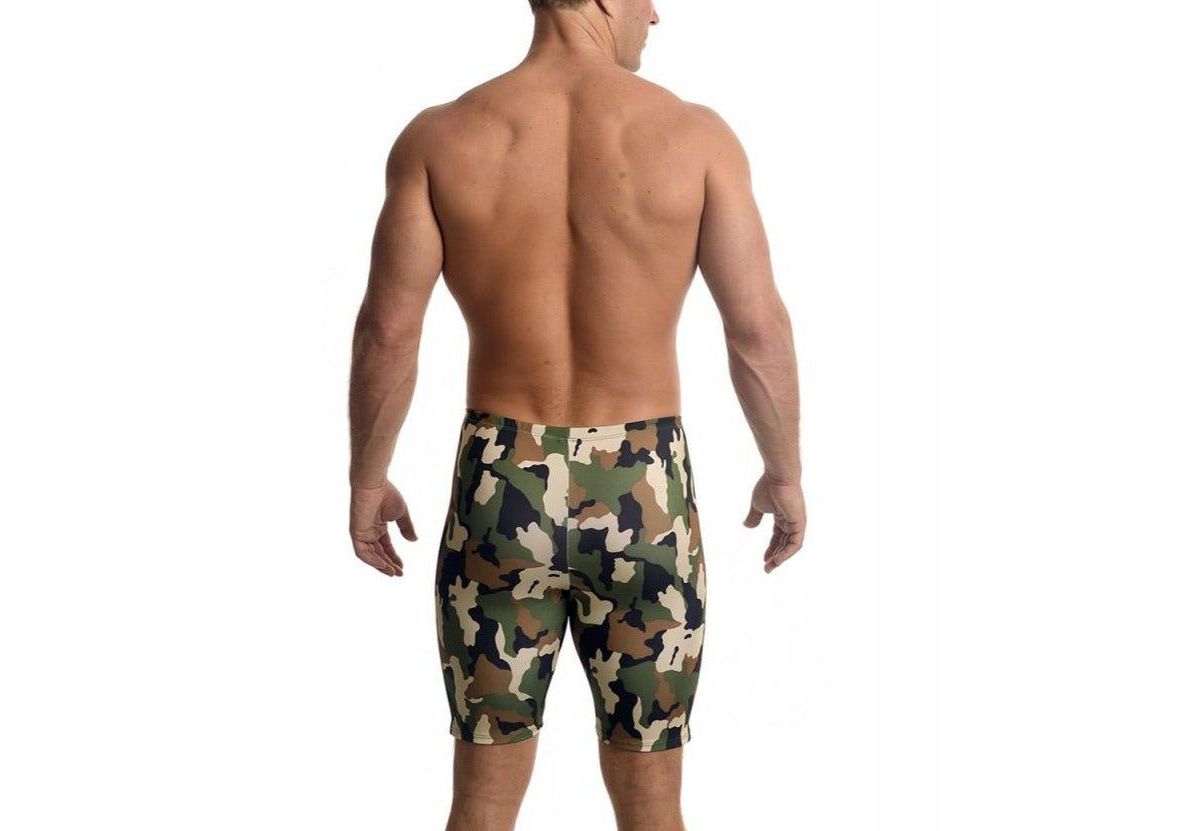 Men Camo Print Shorts