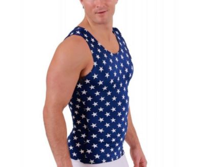 Men Stars Print Muscle Tank