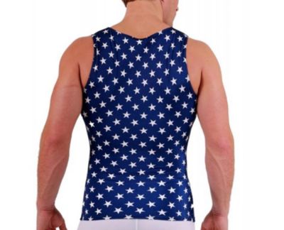 Men Stars Print Muscle Tank