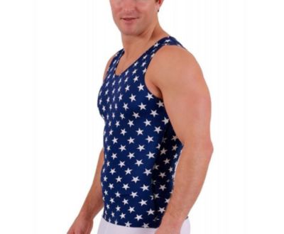 Men Stars Print Muscle Tank