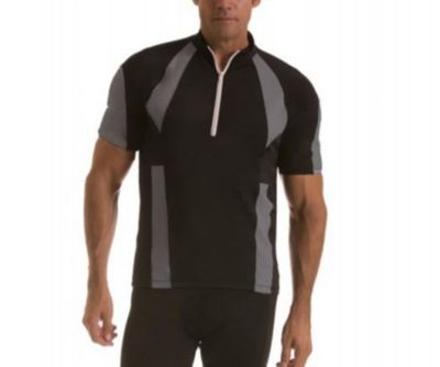 Insta Slim Men's Back Pocket Cycling Short Sleeve Jacket, XL