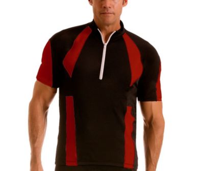 Insta Slim Men's Back Pocket Cycling Short Sleeve Jacket, XL