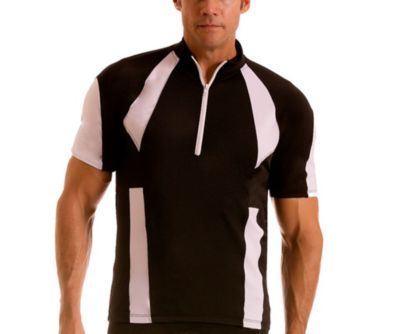 Insta Slim Men's Back Pocket Cycling Short Sleeve Jacket