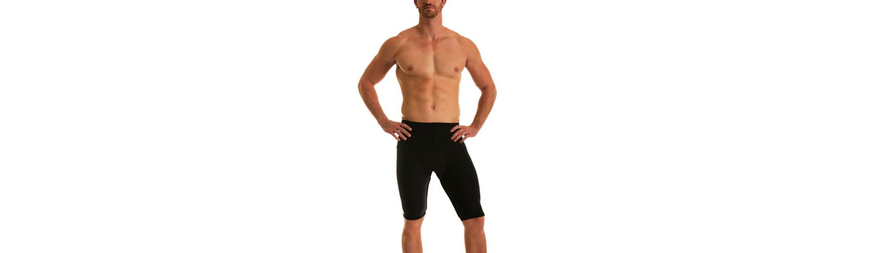 Men Compression Padded Cycling Shorts