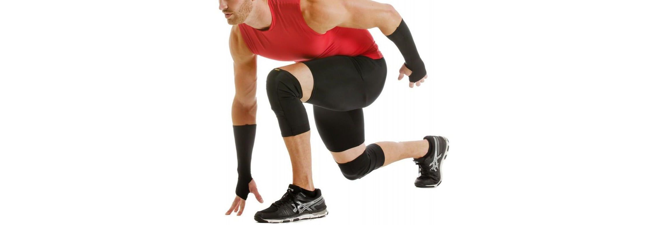 Men Compression Hi Neck Sleeveless Tee