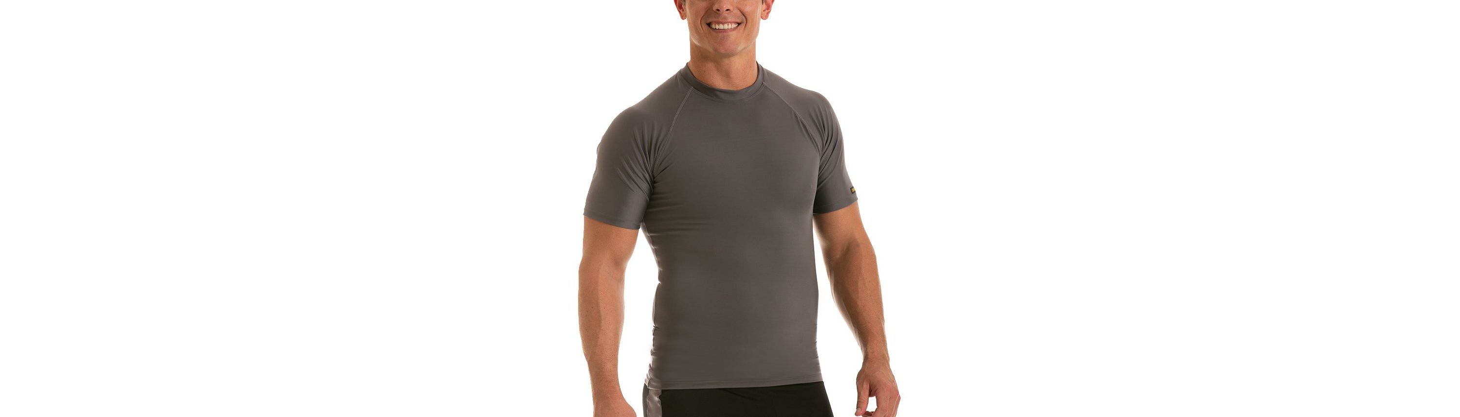 Men Compression Raglan Short Sleeve Crewneck